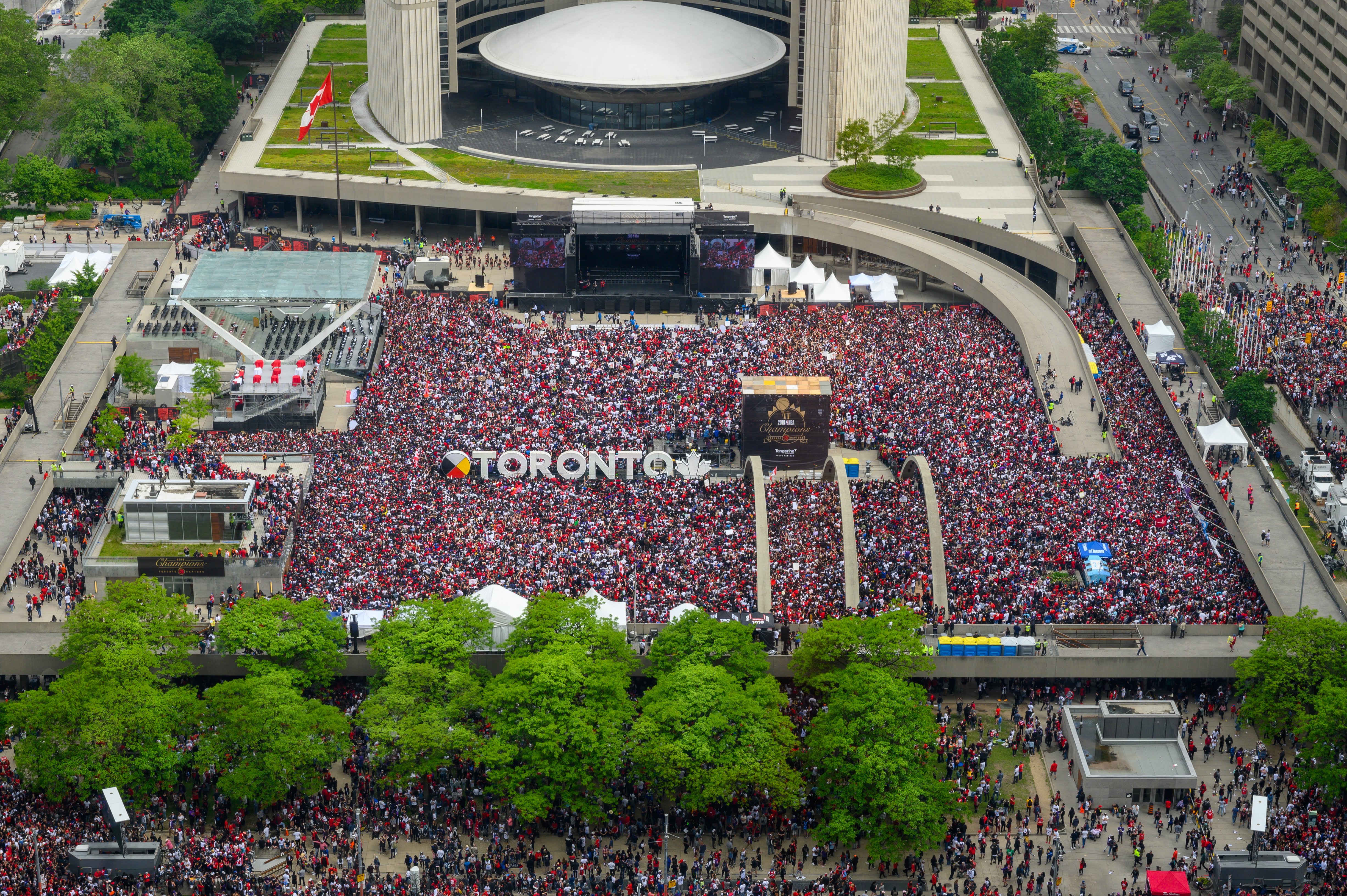 Toronto City Hall overrun