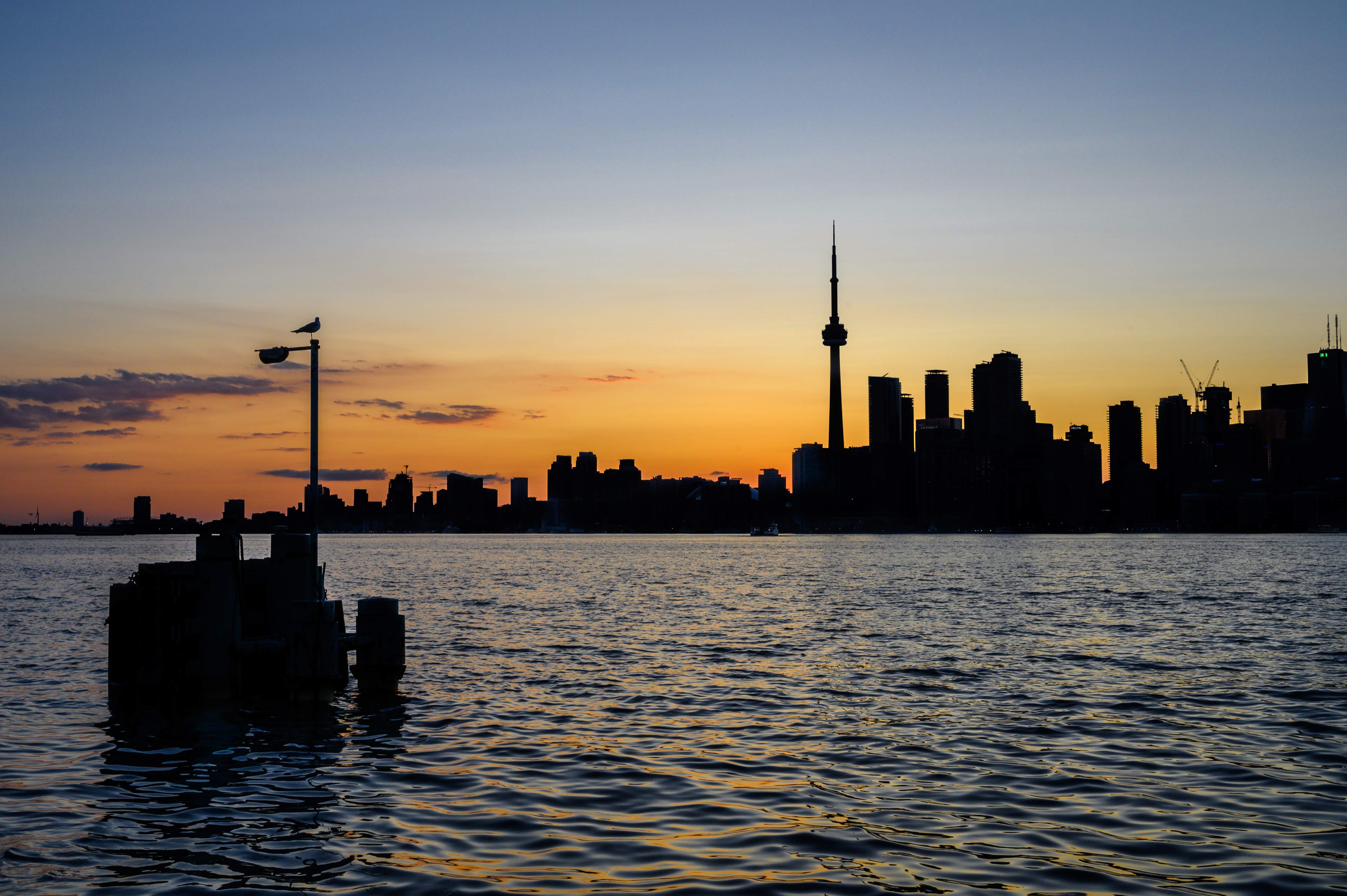 Sunset over Toronto